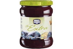 Menz&Gasser La Extra per Dolci, Confettura di Prugne Extra al 45% di Frutta, Prodotta in Italia, Ideale per Colazioni, Farciture e per Preparare Dolci, Naturalmente Senza Glutine, 1 Vasetto da 620 g