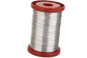 ZONSUSE Stainless Steel Wire for Beekeeping Bee Hive Frames Foundation Tool, Beekeeping Equipment Wire 0.5mm 500G