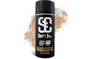 SOVONCARE Fibre Capillaire,Poudre Densifiante Cheveux Homme Femme,Pour Épaissir les Cheveux en Secondes,Hair Building Fibres Pour Cheveuxs Clairsemés (Blond Moyen)