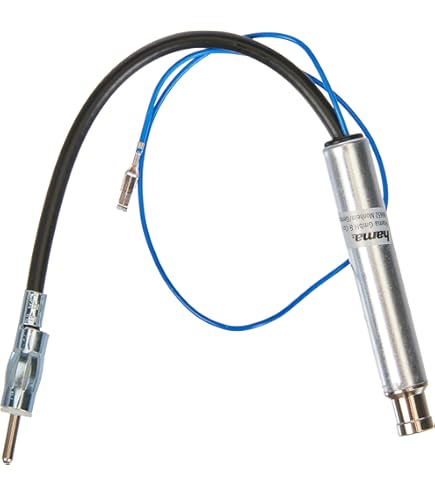 Hama Antennenadapter ISO Auf DIN - 90° Abgewinkelt Für Autoradio Einbau