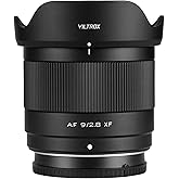 VILTROX 9 mm f2.8 XF, AF 9 mm F2.8 Air X Mount Objektif, Fuji i&ccedil;in, Otomatik Odaklama APS-C Ultra Geniş A&ccedil;ılı Objektif, Fuji 