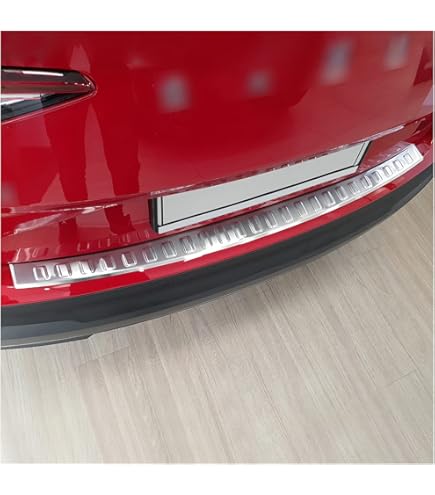 Zwart RVS Bumper Beschermer Passend Voor Skoda Enyaq Iv 2020 Ribs