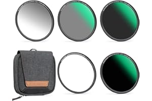 K&F CONCEPT Magnetic Filter Set 72mm Magnetisches Schnellwechsel System Quick Swap System GND8,ND8,ND64,ND1000 mit Magnetischer Adapterring und Filtertasche (Nano-Xcel)