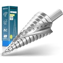 BAURIX Broca Escalonada RHINO 5-35 Mm | HSS Eje Triangular 10 Mm | Para Metal, Madera Y Plástico | No Acero Inoxidable