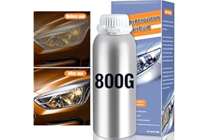 SEO-FANALLY 800G Rinnova Fari Auto, Polimero Liquido Fari, Lucida fari Auto, Kit Lucidatura Fari Auto/Lucida Fari Auto/Kit Rinnova Fari Auto/Polimero Liquido Fari Kit-Bottiglia di Ricarica