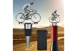 ‎LULLEA LULLEA Fahrrad Geschenke, Fahrrad Weinflaschenverschluss, Fahrrad Deko Weinstopfen für Weinflaschen, Wein geschenke für Männer, Weihnachts Vatertagsgeschenk Geburtstagsgeschenk für Radfahrer