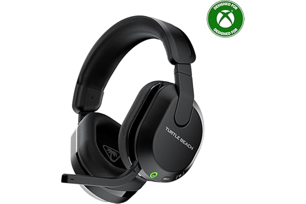 Turtle Beach Stealth 600 Console Noir Casque Gaming sans Fil w/ 80hr Batterie, Écouteurs de 50mm et Bluetooth pour Xbox Series X ou S, PC et Mobile