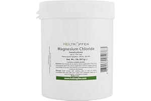 2 libras - 907 g de polvo de cloruro de magnesio | Hexahidrato | polvo de cristal | Heiltropfen®