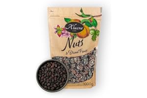 ‎A’LUCRA Alucra Jumbo Wine Berries Dried & Natural 1000 g - Extra Large Wine Berries from Chile - Natural without Additives - Fruity Sweet and Aromatic - Perfect for Cereal, Baked Goods or as a Snack