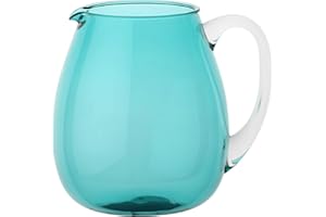 ROSE & TULIPANI MILANO Rose & Tulipani - Brocca Colorlife in acrilico colorato da 2,5 litri, elegante e resistente, colore Turchese