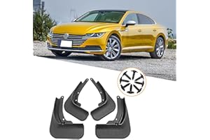 PGONA GXFY Car Mud Flaps Splash Guards Replacement for V-W Arteon 2019 2020 2021 Custom Front Rear Mudguard Kit Molded Fender Mudflaps Full Protection Auto Accessories,4-pc Set