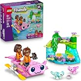 LEGO Friends Axolotl Macera Teknesi 42681 &ndash; 5 Yaş ve &Uuml;zeri &Ccedil;ocuklar i&ccedil;in Leo ve Alba Bebekleri ile 2 Oyuncak Axolotl Fig&uuml;r&uuml; İ