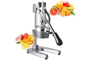 wowspeed Citrus Juicer Professional Lemon Squeezer, Commercial Grade Orange Juice Squeezer, Lime Squeezer Hand Press Manual Fruit Juicer, Heavy Duty Fruit Press for Pomegranate, Watermelon