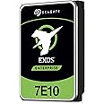 Seagate Exos 7E10 8TB Internal Hard Drive HDD - 3.5 Inch 512e/4Kn SAS 6GB/s, 7.200 RPM, 256MB Cache and 2M MTBF for Enterprise, Data Centre (ST8000NM017B)