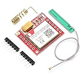 GPRS GSM Breakout Module Binghe GPRS GSM MicroSIM Module mit Quad-Band 850/900/1800/1900MHz SIM-Kartenslot + PCB Antenna, 3.7