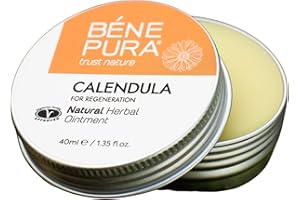 BENE PURA TRUST NATURE BenePura Calendula Ointment, Natural Ointment for Wounds and Minor Skin Burns, 40 ml (Pack of 1)
