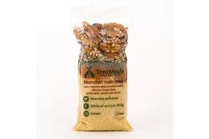 TentMeals Camping and Expedition Food: Moroccan Couscous Main Meal. 1x Large 800 kcal pack