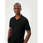 Polo Neck Thin Knit T-Shirt