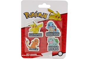 Marchi CyP: Pokémon, set di cancelleria, gomme da cancellare, scrittura, materiale scolastico, multicolore, prodotto ufficiale