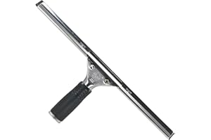 UNGER Fensterreiniger S-Wischer Hard (35 cm, Fensterabzieher, Harter Wischergummi, ideal für warme Temperaturen) SE35H