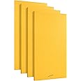 AudioSilk Acoustic Panels, 4 Pack ROOM KIT, Large, 116 x 58cm, Yellow