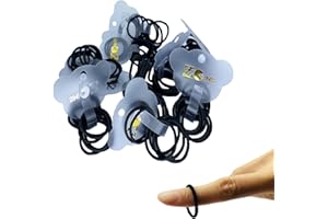 ZCOINS 100 bandas de pelo pequeñas para coletas de pelo fino para bandas de pelo recién nacido, negro (1 pulgadas)