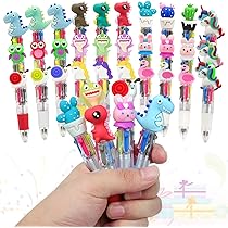 12 Penne Divertenti Retrattili - 3 In 1 Per Scrivere, Pulire Schermi E Come Stilo, Regalo Creativo Per Bambini - Foto 6