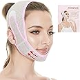 Double Chin Reducer, Face Slimming Strap, V line Lifting Mask, Reusable Facial Shaped UP Lift Belt for Women Tightening Skin Preventing Sagging