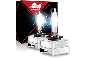 WinPower D1S 35W Xenon Bombilla HID Kit Faro Bixenon Lámpara descarga gaseosa 85V Coche 4300K Amarillo Xtreme Vision (2 Bombillas)