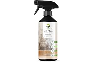 EcoWidow Natural Black Mould and Mildew Remover Spray - 500ml - Versatile Multi-Surface Cleaner for Home, Walls, Caravans - Effective Damp Treatment -Eco Friendly