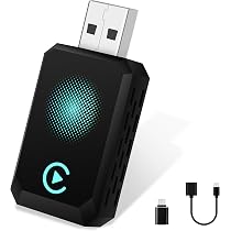 ENOMIR Wireless CarPlay & Android Auto Adapter 2025 - Plug & Play USB Dongle For IPhone & Android