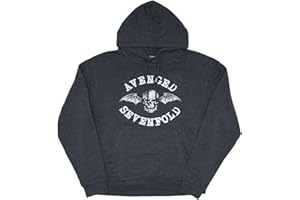 Avenged Sevenfold Kapuzenpullover Band Logo Nue offiziell Unisex Grau Pullover