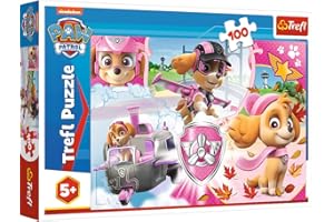 Trefl 100 Elementi, Skye in azione, per Bambini dai 5 Anni Puzzle, Colore Aktion PAW Patrol, 16368
