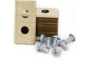 MOWHOUSE Juego de Cuchillas de Repuesto Cortacésped - Recambio de Cuchillas de Titan Endurecido Compatible con Worx - 30 piezas, 30 tornillos