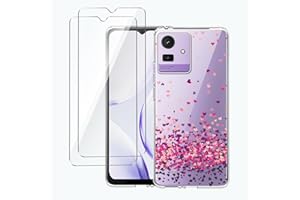 LYZXMY Hülle für Cubot Note 50(6.56") Transparent Handyhülle + 2 Stück Gehärtetes Glas Schutzfolie, Case Weich Silikon TPU Schutzhülle Cover -WM85