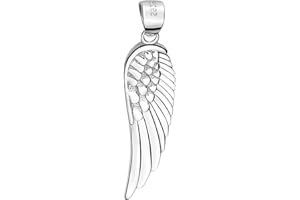 Sofia Milani - Necklace Pendant 925 Silver - Feather Wing Design - 60019