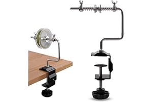 OROOTL Fishing Line Spooler Line Winder with Adjustable Clamp Stable Fishing Reel Spool Machine Protable Spinning Reel Spooling Station Spin Fishing Accessories