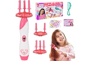 FORMIZON Trenzador de Pelo Eléctrico Automático con Cuerda de Colores para Niños - Fantástica Herramienta para Peinar - Set de Juguete para Adolescentes