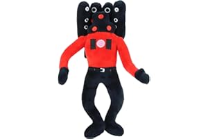 Puruuige Skibidi Toilet Plüschtier, Anime Titan Speakerman Cartoon weiches Plüsch niedliche gefüllte Figurenpuppe für Fans Geschenk, weiche gefüllte Tierfigurenpuppe für Erwachsene und Kinder