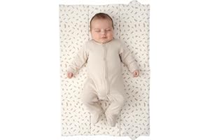 Clair de Lune Dash Foldable Changing Mat, Easy Clean Soft Water Resistant Travel Pad 60 x 34 cm