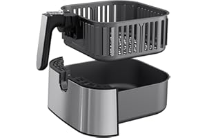 Innsky - Cestello di ricambio per friggitrice ad aria calda, 5,5 l, per Innsky Air Fryer, cestello antiaderente, lavabile in lavastoviglie, IS-EE004
