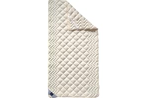 ‎BILLERBECK billerbeck Topper MULTIMIND - 100 x 200 cm - Matratzentopper mit Schafschurwolle - atmungsaktiver Matratzenschoner für Matratze und Boxspringbett