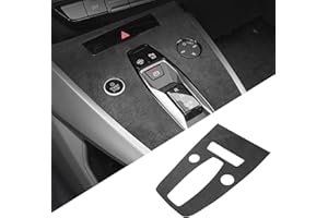 FDAIUN für Q4 Etron 2021-2025/E-tron 2022 2023 2024 2025 Alcantarn Auto Central Control Schalttafel Panel Interior Zubehör (Schwarz)