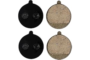 NUMLOT Plaquettes de Frein de Scooter, Accessoires de Trottinette Électrique, 4 pièces Plaquettes de Frein Remplacement Compatibles avec KUGOO M4/M4 Pro, Accessoires Pad Compatible avec Scooters Électriques