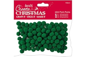 Papermania PMA 105958 - Mini pon, colore: Verde