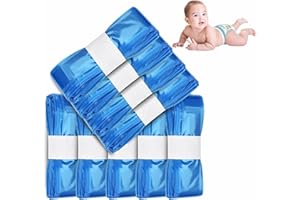RELEONE 9-Piece Diaper Pail Refill Bags Set - Compatible with Angelcare, Tommee Tippee, Genie, Munchkin - Holds up to 270 Nappies for Baby Diaper Bucket Nappy Bin Easy Disposal