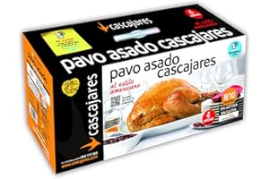CASCAJARES - Pavo asado al estilo americano, típico plato de Acción de Gracias o de Navidad, 8-10 personas. Sin gluten ni lactosa.