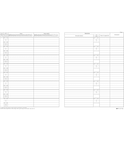 Registro 4 Colonne Edipro - 96 Pagine Formato 31x24,5 Cm - Foto 13