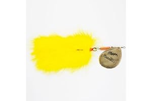 MEPP'S GIANT MARABOU Couleur Jaune Palette Or Silure, Brochet
