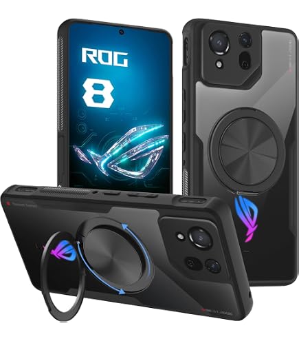 Coque De Protection Rigide Pour ASUS ROG Phone 9 - Transparente TPU, Anti-choc, Neuve